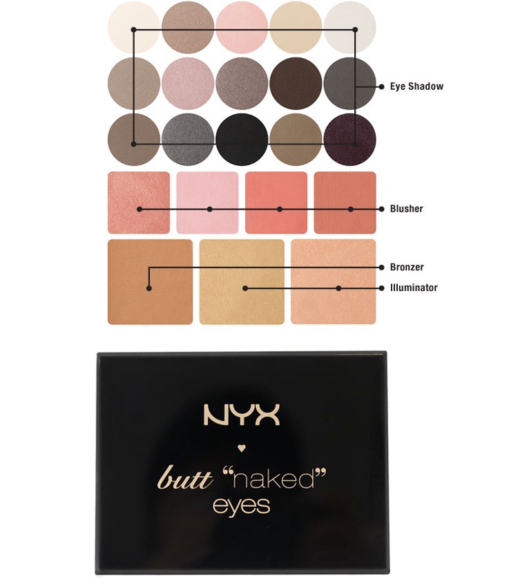 Nyx Butt Naked Eyes Make Up Set Telegraph