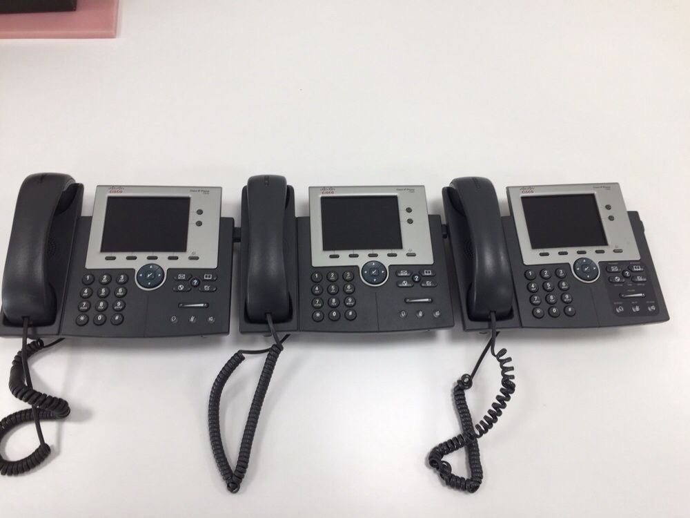 Cisco Unified Ip Phone G T L Phone Voip Sccp Sip Argent