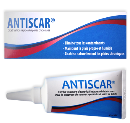 Gel Cicatrisant Antiscar Traitement Des Plaies Chroniques Escarre