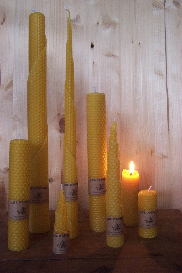 Collection Printemps-Été 2024 de bougies en cire dabeille en
