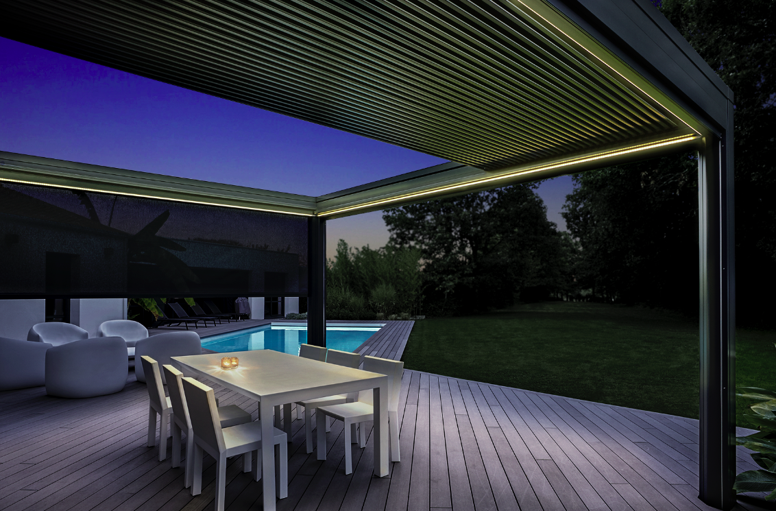 Pergolas Bioclimatique Led Int Gr Destockage Grossiste