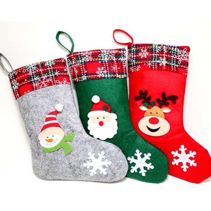 Chaussette de Noël Premium 28cm coloris assortis à partir de 1,31€