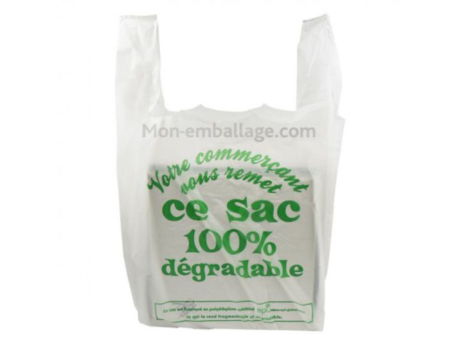 Sac plastique biodégradable 1000 Emballages Destockage Grossiste