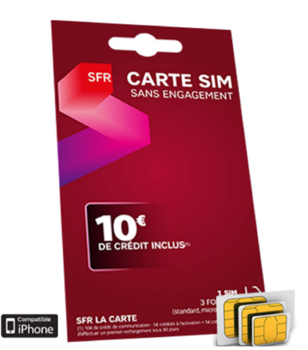 Carte sim SFR Phone Accessoires Destockage Grossiste