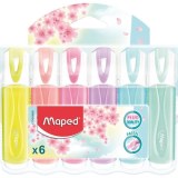 MAPED 6 Surligneurs Pastels Assortis