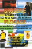 BRODERIE FLOCAGE