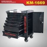 SERVANTE D'ATELIER KRAFTMULLER ULTIMATE EDITION KM-7/5 NOIR ET ROUGE.KM-1669