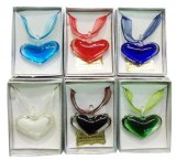 Lot de 6 pendentifs en verre