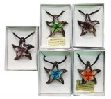 Lot de 5 pendentifs en verre