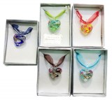 Lot de 5 pendentifs en verre