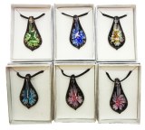 Lot de 6 pendentifs en verre