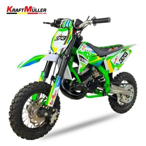 Pit bike 50 ITALJET Renforcé replica 2temps roue 10/10" Vert.