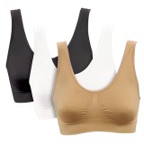 Soutien-gorge sans armatures pour femme – Lot de 3