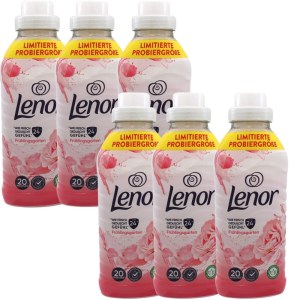 Pack Adoucissants LENOR Rose Fleurs de Printemps - 60 à 120 lavages