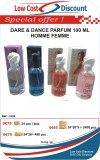 DARE & DANCE PARFUM 100 ML HOMME FEMME