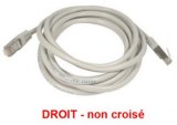 CABLE RESEAU RJ45 CAT-5 STP Blindé droit 10M