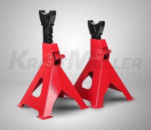 3D - KM-1418 3T JACK STAND SAFE PIN AND RUBBERS