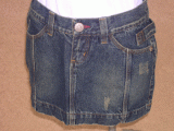 MINI JUPE EN JEANS