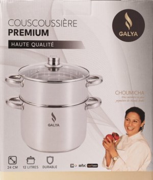 Galya cookware couscous pannen set 4L, 6L, 8L, 12L - Galya cookware