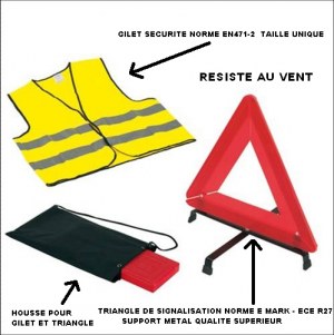 Kit de sécurité auto qualité supérieure