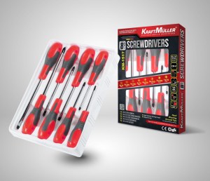 3D - KM-1517 8 PCS SCREWDRIVERS