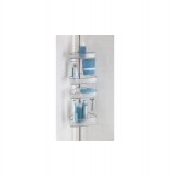 Serviteur de douche - 4 paniers - acier inoxydable