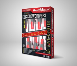 3D - KM-1517 8 PCS SCREWDRIVERS