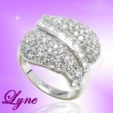 BAGUE ARGENT STERLING 925/CZ