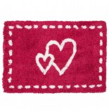 Tapis microfibre - fushia - 60x90 cm