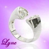 BAGUE ARGENT STERLING 925/CZ