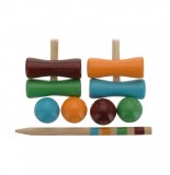 Set de croquet pour enfant - bois - jeux d'extérieur