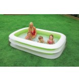 Piscine de famille intex - gonflable - family vert