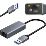 CARTE RÉSEAU ADAPTATEUR LAN USB 3.0 GIGABIT RJ45 100 / 1000Mb H6