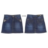 Grossiste Jupe Denim Fille Enfant 2/6 ans