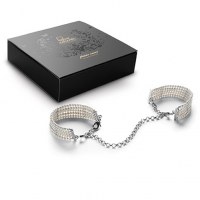 Destockage Coffret Menottes plaisir nacre Bijoux Indiscrets / 6 Noir & 6 Argent