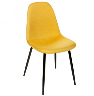 Chaise - lot de 4 - nokas - jaune