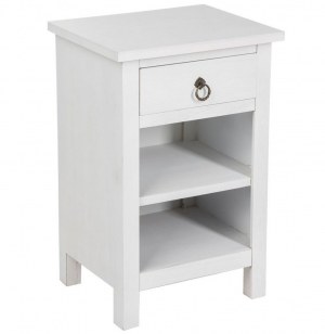 Meuble de chevet - table de nuit - blanc