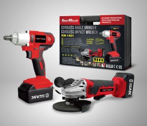 CORDLESS ANGLE GRINDER/ CORDLESS IMPACT WRENCH