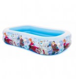 Piscine gonflable rectangle - la reine des neiges - intex