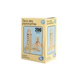 Coffret de 200 planchettes en bois - jeu de construction