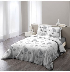 Parure de lit 2 personnes tina - 200 x 200 cm - coton