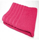 Drap de bain vitamine - 90 x 150 cm - eponge - fuchsia