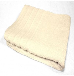 Drap de bain vitamine - 90 x 150 cm - eponge - naturel