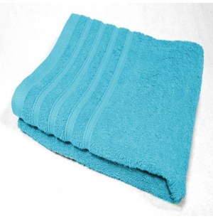 Drap de bain vitamine - 90 x 150 cm - eponge - turquoise