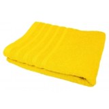 Drap de douche vitamine - 70 x 130 cm - eponge - jaune