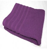 Drap de douche vitamine - 70 x 130 cm - eponge - violet