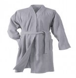 Peignoir kimono taille unique vitamine - eponge - gris