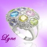 BAGUE ARGENT STERLING 925/CZ