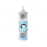 Rangement suspendu motif mouton - chambre d'enfant - bleu