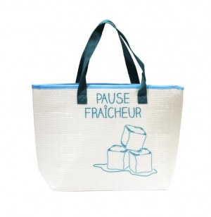 Sac fraîcheur - 28 cm x 42 cm - bleu